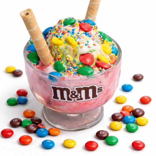 Helado M&M
